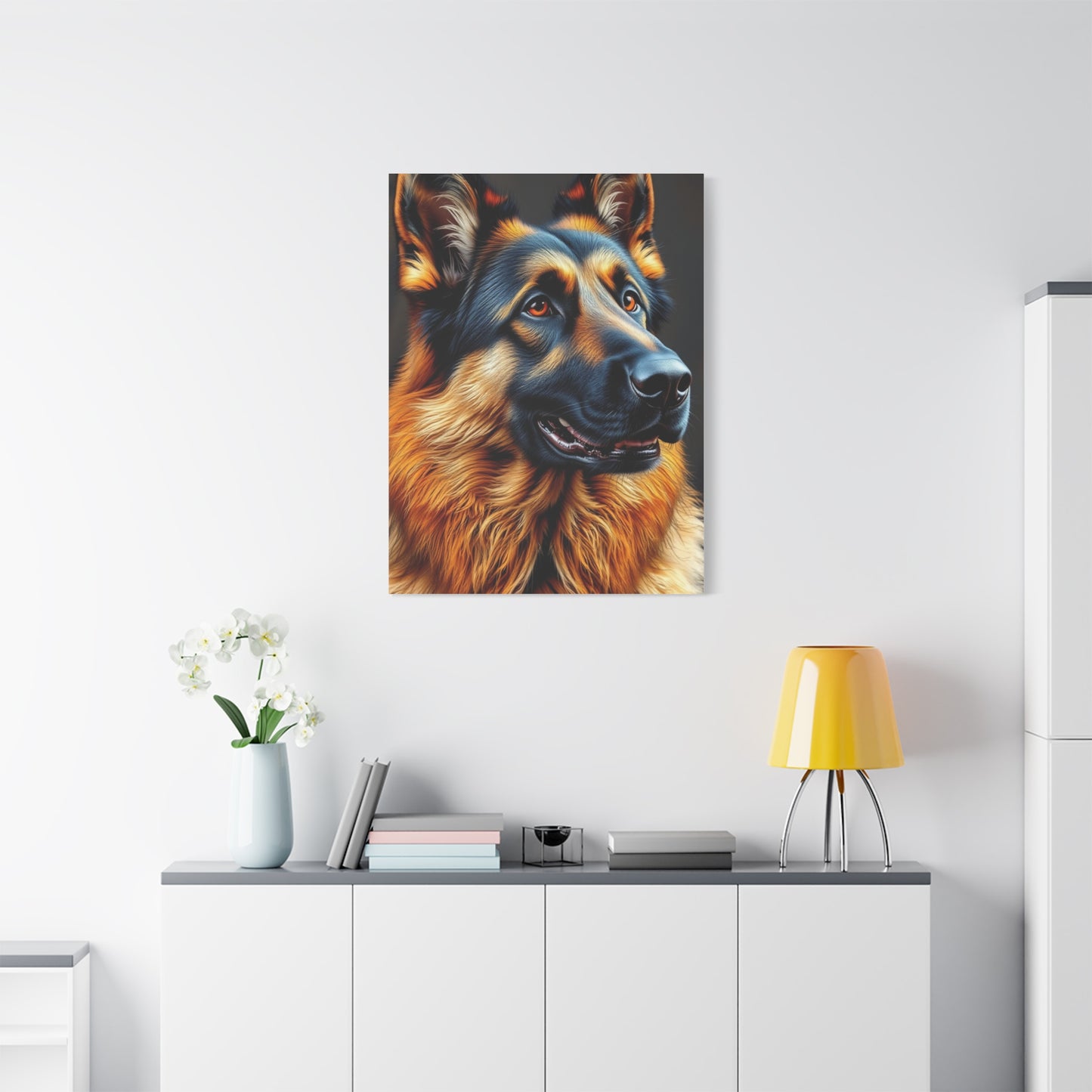 Masterpiece German Shepherd Art Vision Wall Art & Canvas Print