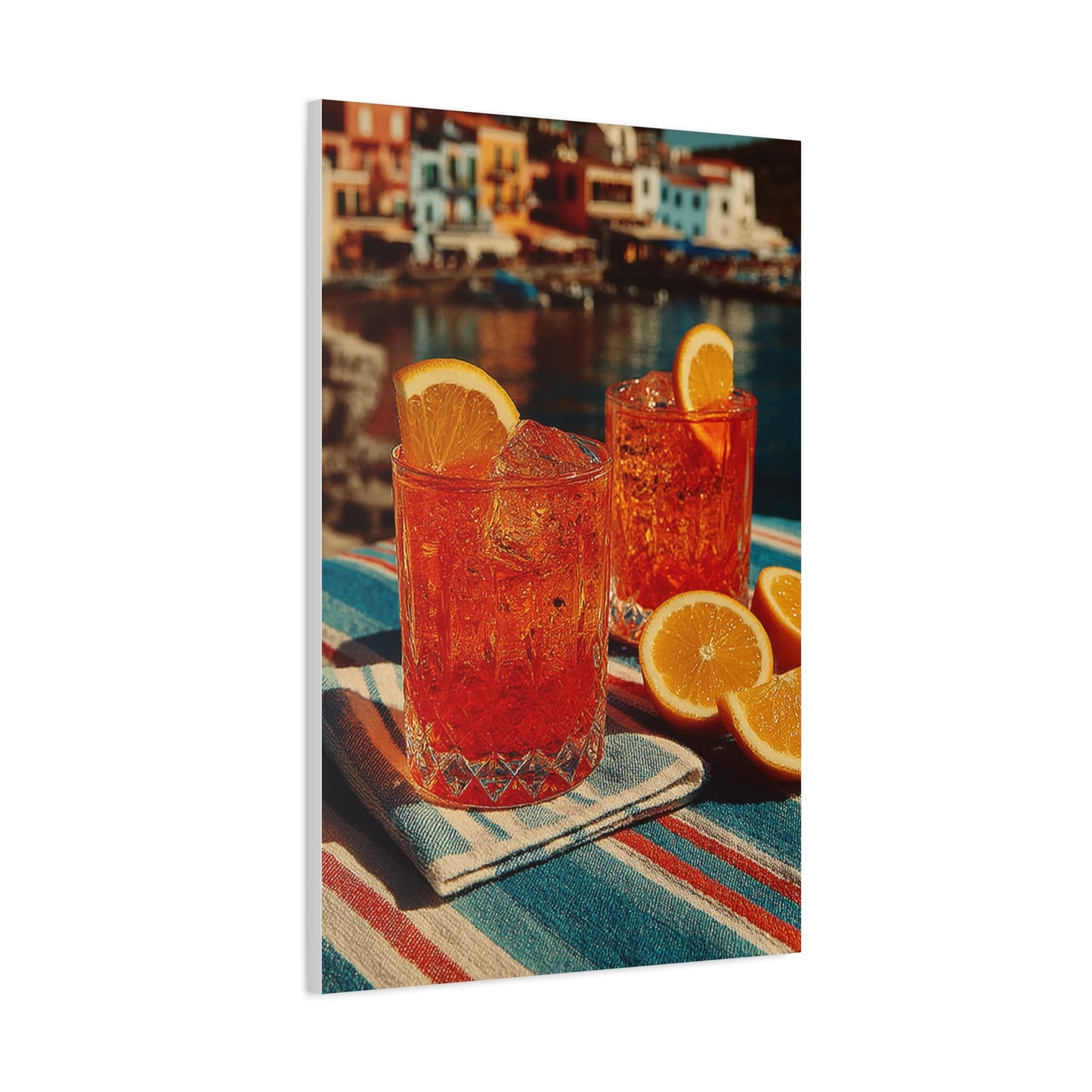 Aperol Spritz Terrace Drinks Wall Art & Canvas Print