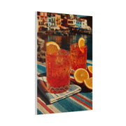 Aperol Spritz Terrace Drinks Wall Art & Canvas Print