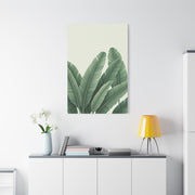 Tropical Banana Leaves Minimal Botanical Wall Art & Canvas Prints