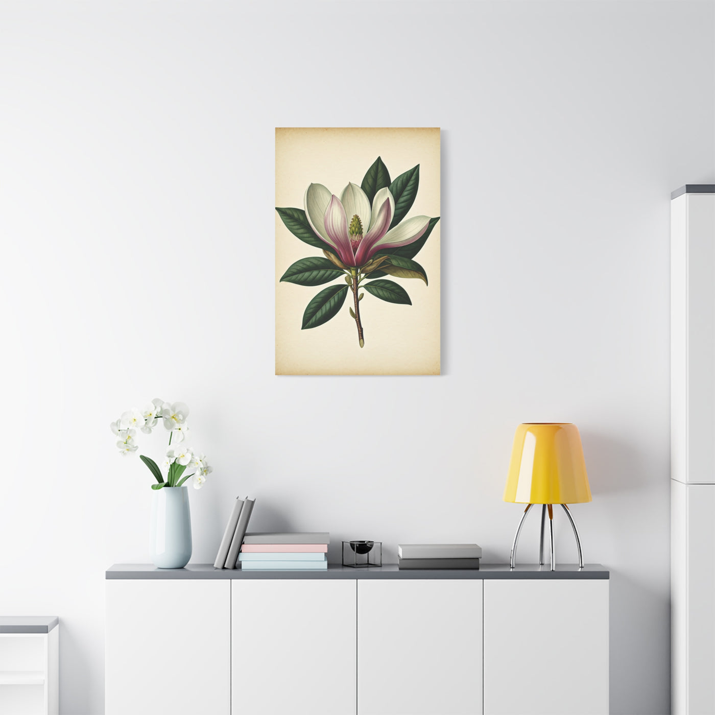 Magnolia Flower Cross Section Wall Art & Canvas Prints