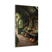 Autumn Greenhouse Harvest Scene Wall Art & Canvas Print