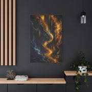 Liquid Gold Abstract Bar Atmosphere Wall Art & Canvas Print
