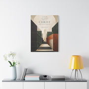 Philippians 4:13 Geometric Path Scripture Wall Art & Canvas Print