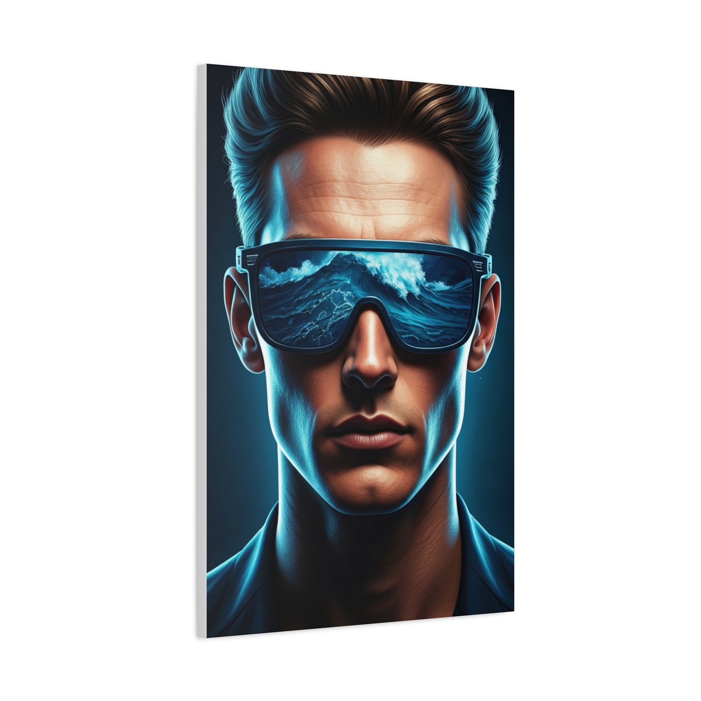 Neon Ocean Reflection Vision Wall Art & Canvas Prints