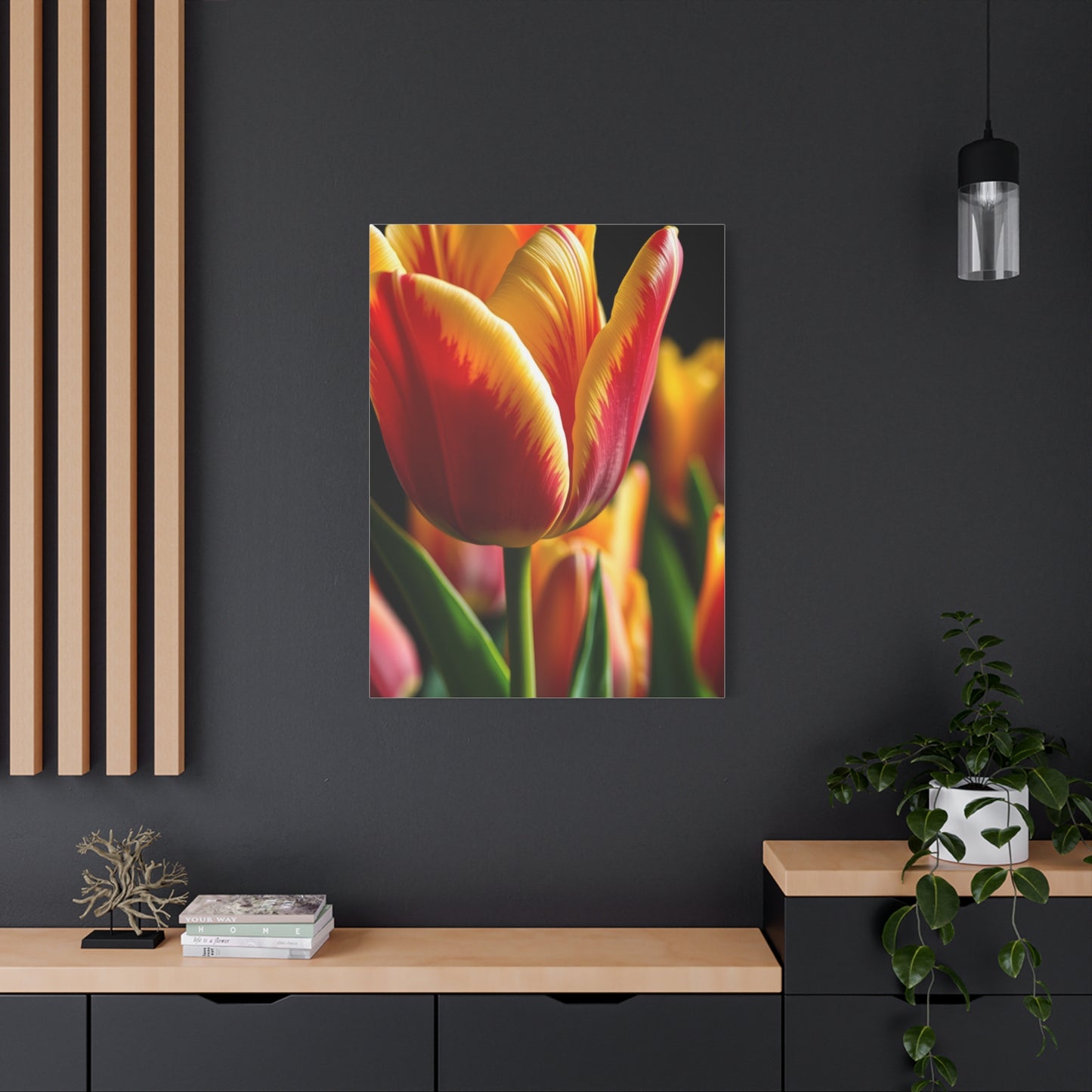 Tulip Flower Art Luxury Canvas Wall Art & Canvas Print