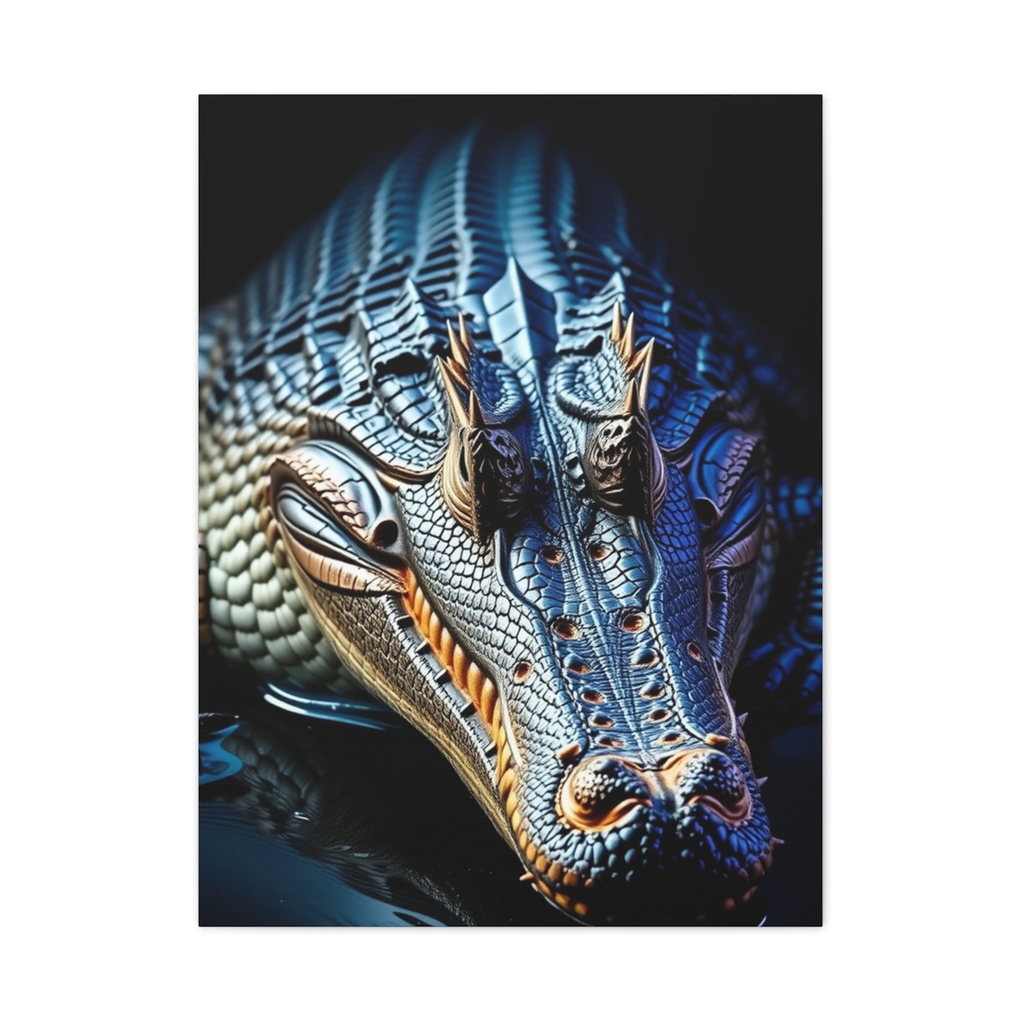 Crocodile & Alligator Art Supreme Canvas Wall Art & Canvas Print