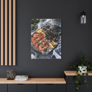 Mediterranean Seafood Kitchen Still Life Wall Art & Canvas Print