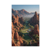 Desert Canyon Golf Course Aerial Wall Art & Canvas Print