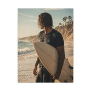 Coastal Surf Reflection Portrait Wall Art & Canvas Print