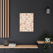 Pink Cherry Pattern Composition Wall Art & Canvas Print