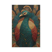 Regal Peacock Ornamental Wall Art & Canvas Print