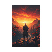 Samurai at Sunset Wall Art & Canvas Prints