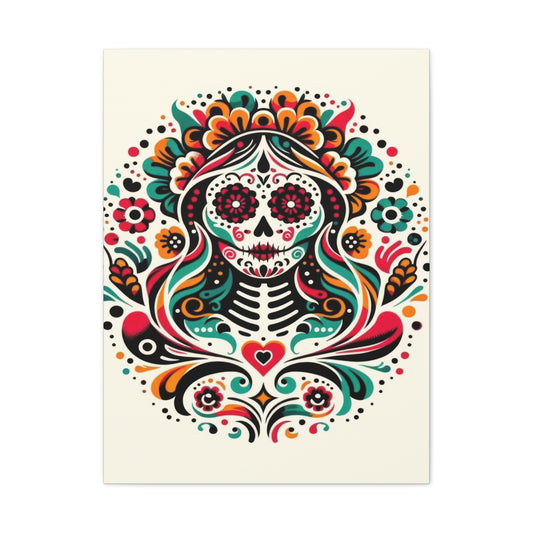 Calavera Kaleidoscope Wall Art & Canvas Prints