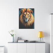 Majestic Golden Mane Lion Wall Art & Canvas Print