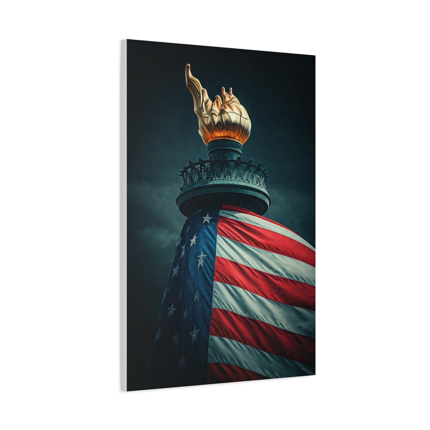 Torch of Liberty Patriotic Monument Wall Art & Canvas Prints
