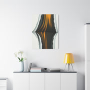 Vertical Gold Reflection Abstract Wall Art & Canvas Prints
