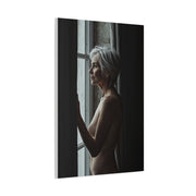 Mature Window Light Nude Study Wall Art & Canvas Print