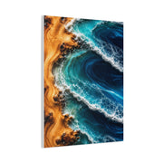 Resin Shoreline Aerial Ocean Art Wall Art & Canvas Print