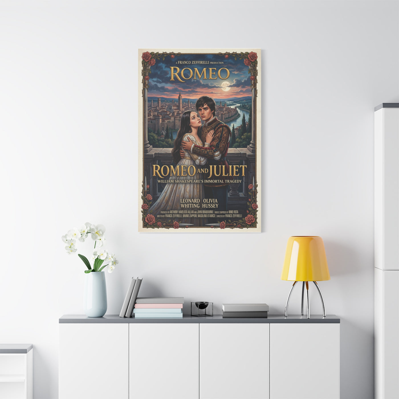 Romeo and Juliet Movie Poster Wall Art & Canvas Print
