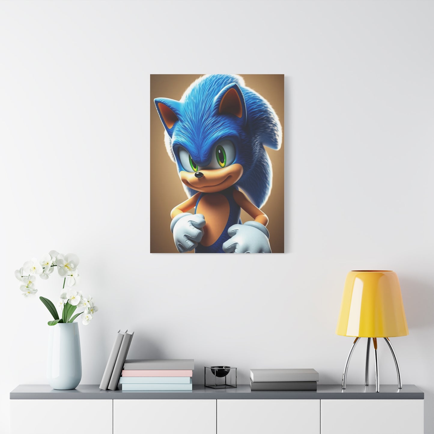 Vision Sonic the Hedgehog Art Art Wall Art & Canvas Print