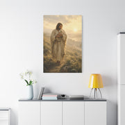 Christ Carrying the Lamb Scripture Wall Art & Canvas Print