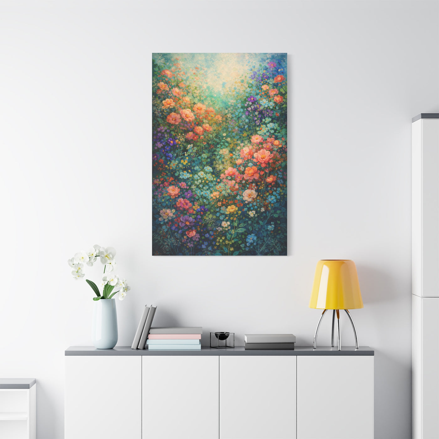 Vivid Magical Garden Floral Wall Art & Canvas Print
