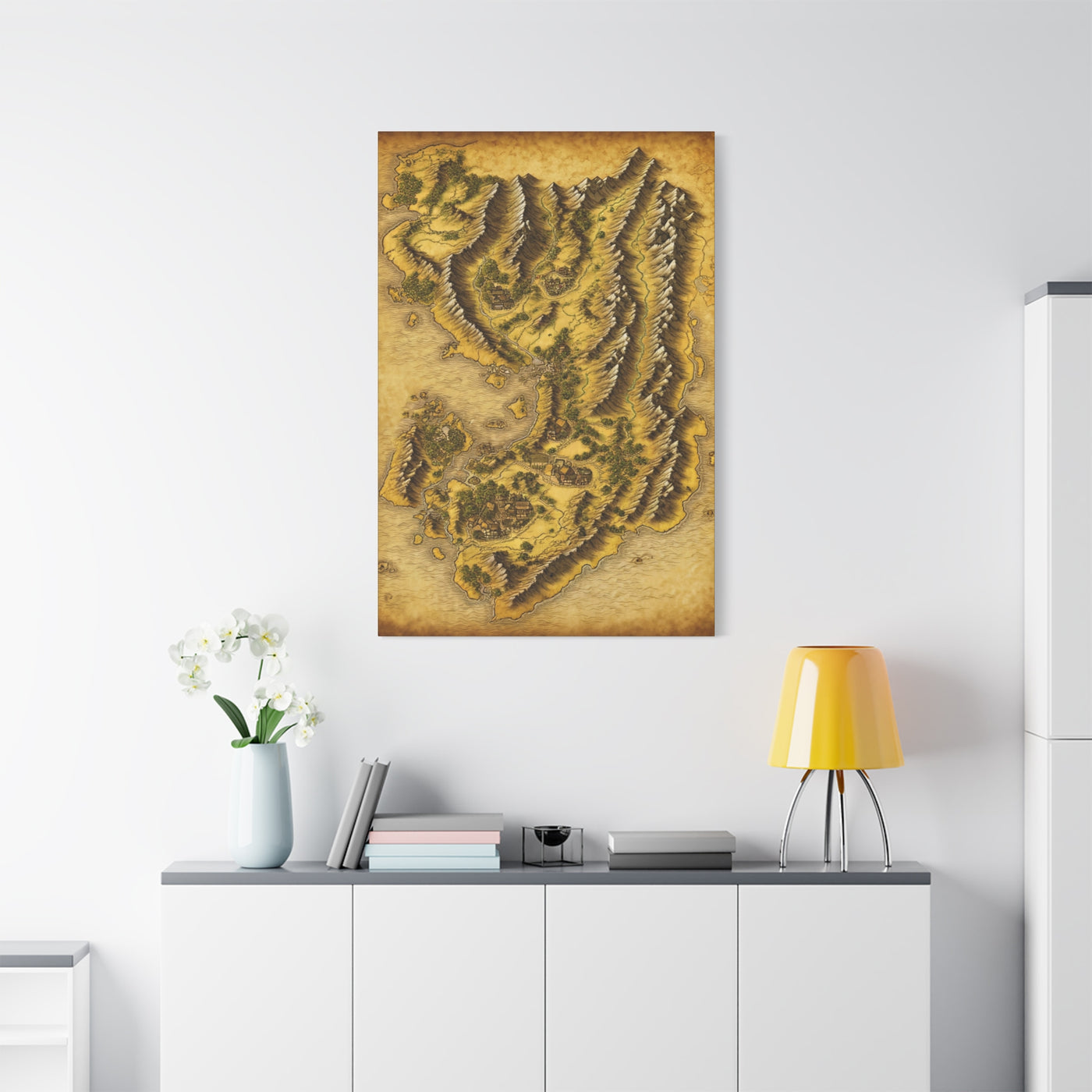 Ancient Realm Map Wall Art & Canvas Prints