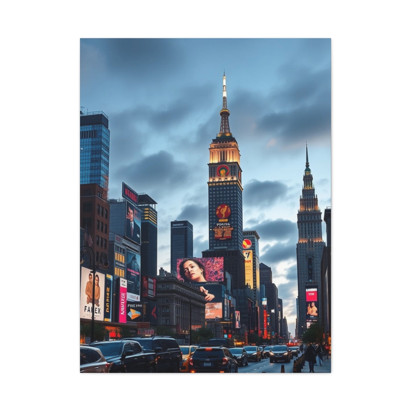Concrete Jungle Elegance Wall Art & Canvas Print