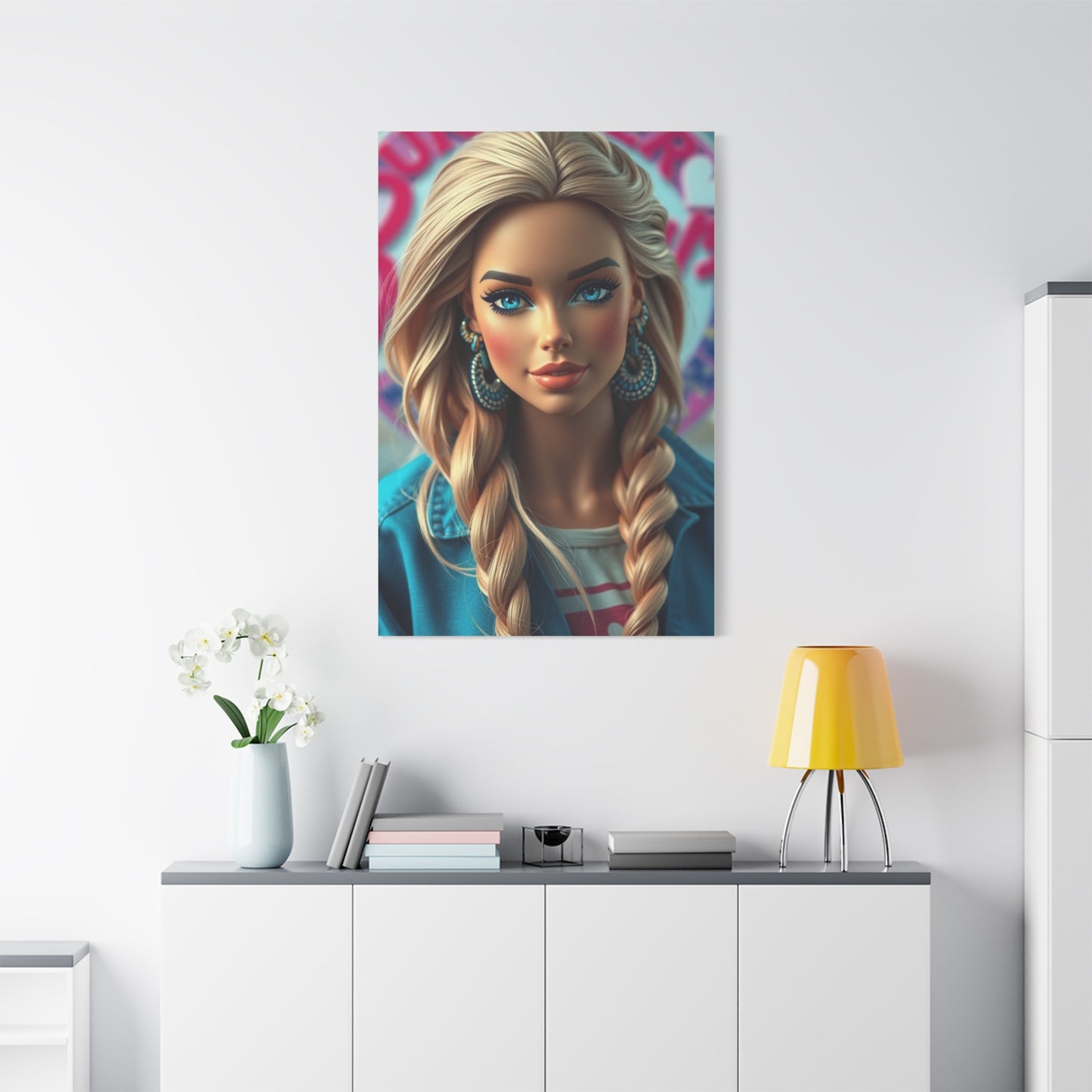 Barbiecore Art Refined Canvas Wall Art & Canvas Print