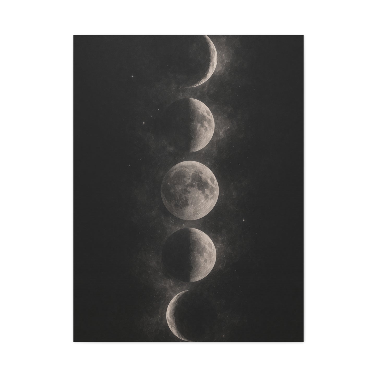 Moon Phase Minimal Celestial Wall Art & Canvas Print
