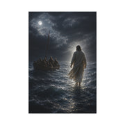 Jesus Walking on Water Scripture Wall Art & Canvas Print
