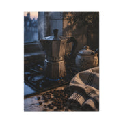 Italian Moka Pot Morning Ritual Wall Art & Canvas Print