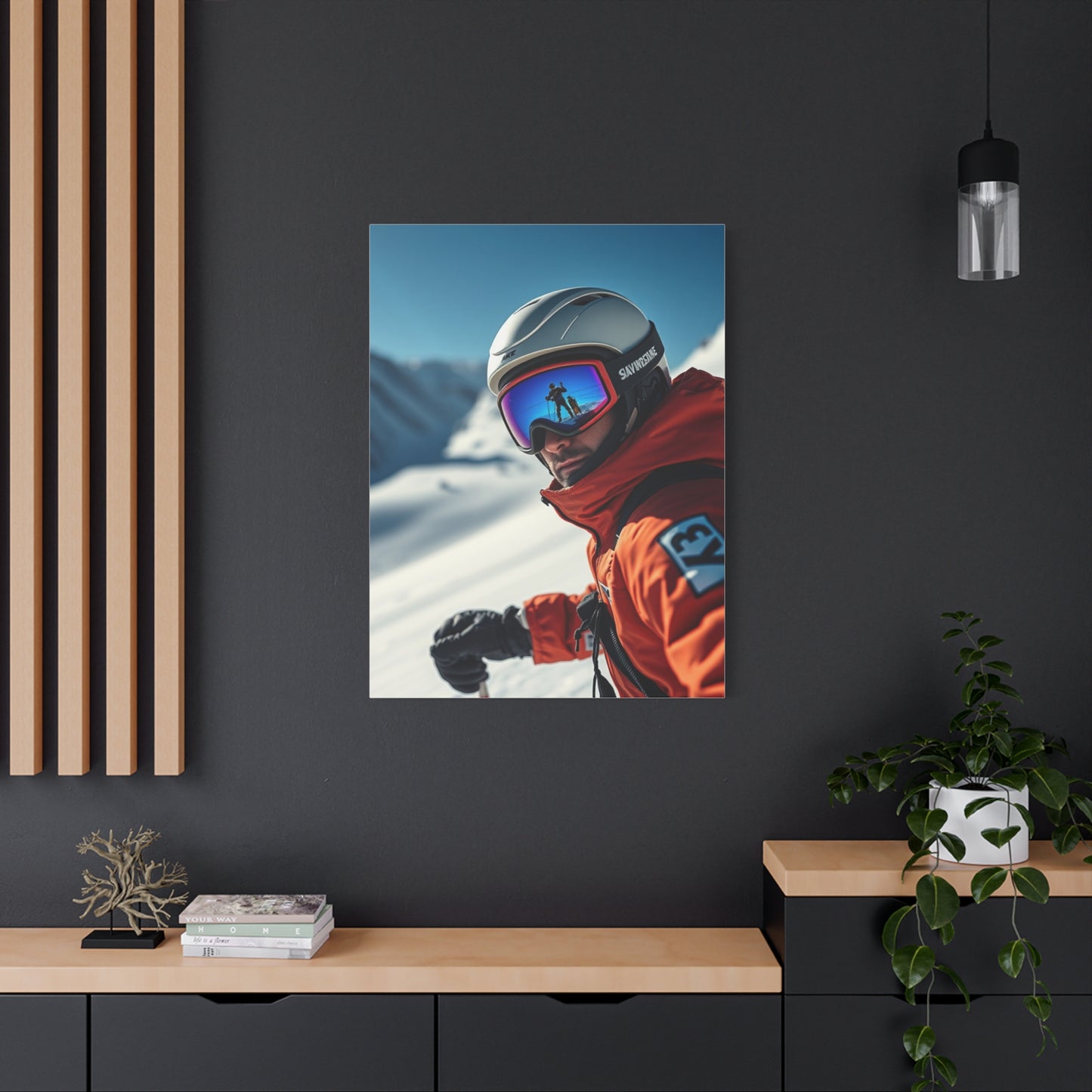 Vision Skiing Art Art Wall Art & Canvas Print