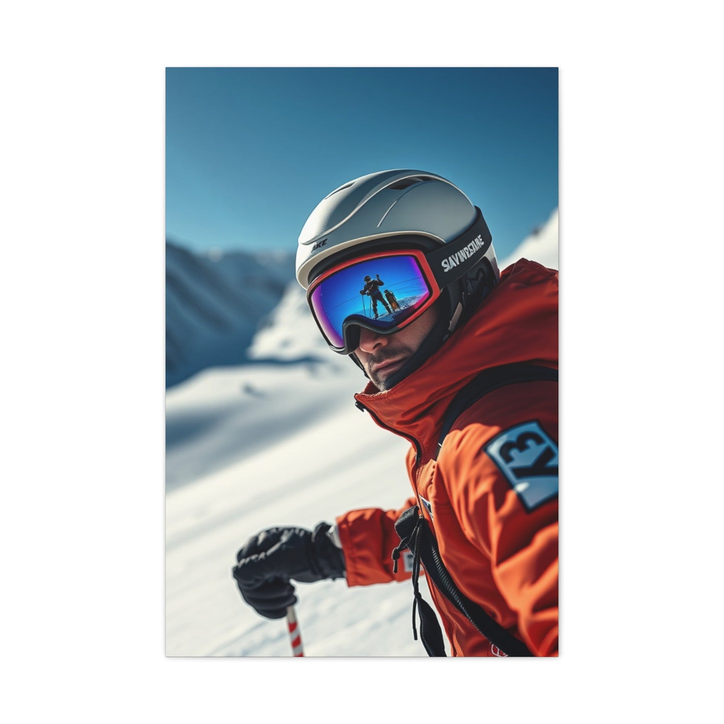 Vision Skiing Art Art Wall Art & Canvas Print