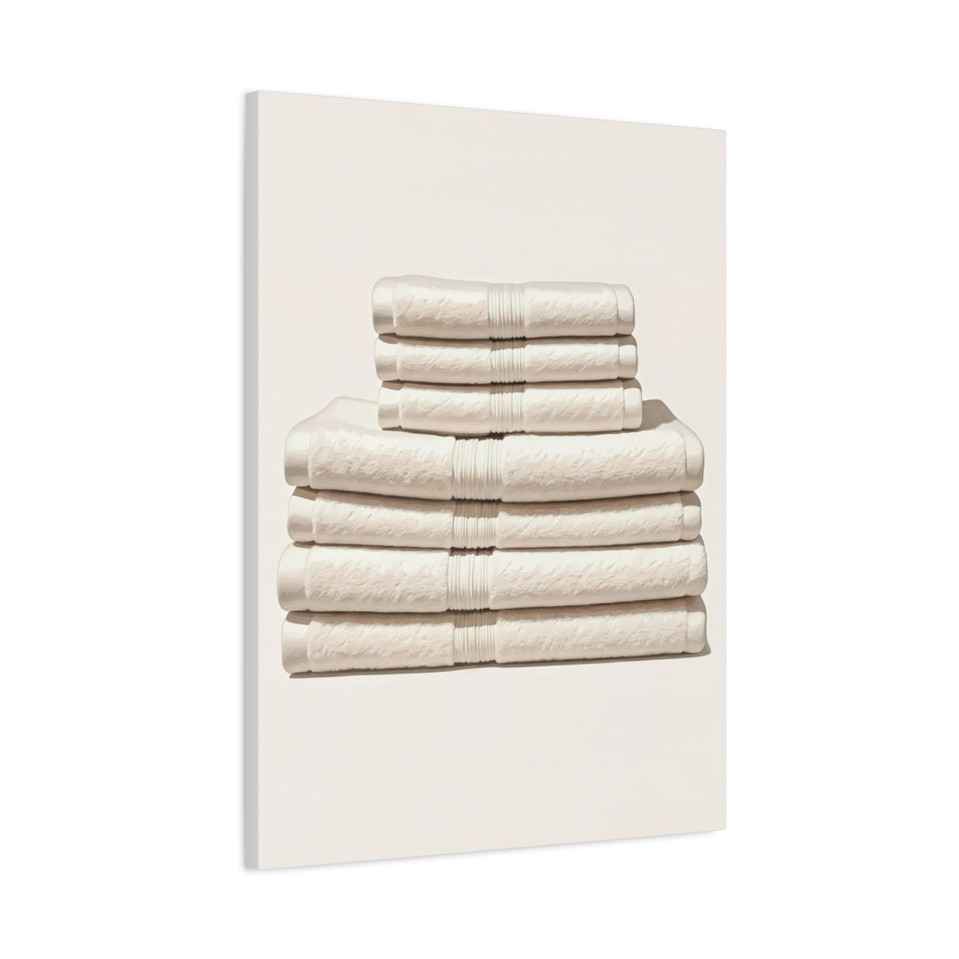 Neutral Linen Stack Wall Art & Canvas Prints