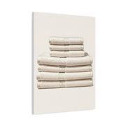Neutral Linen Stack Wall Art & Canvas Prints