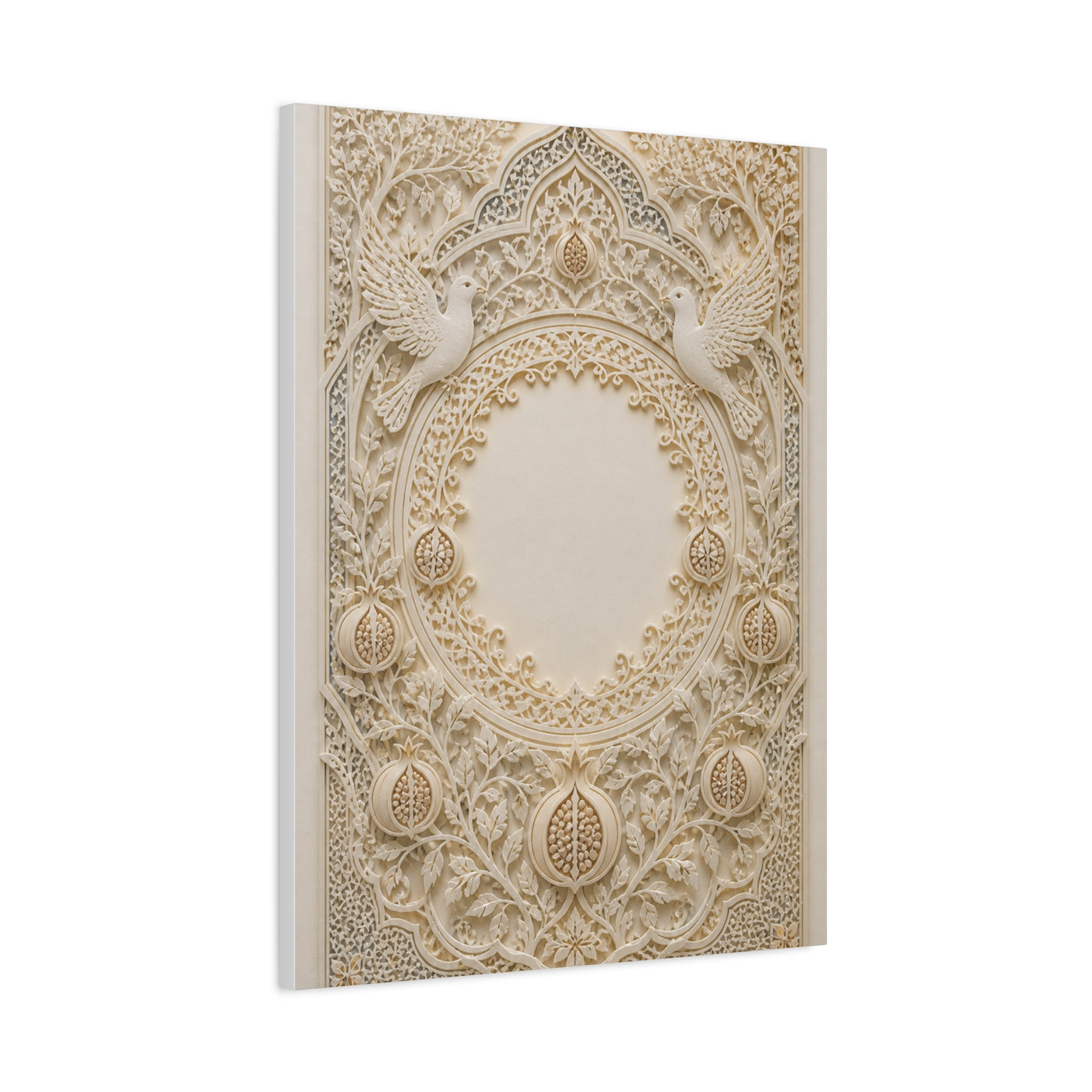Ketubah-Inspired Papercut Relief Wall Art & Canvas Print