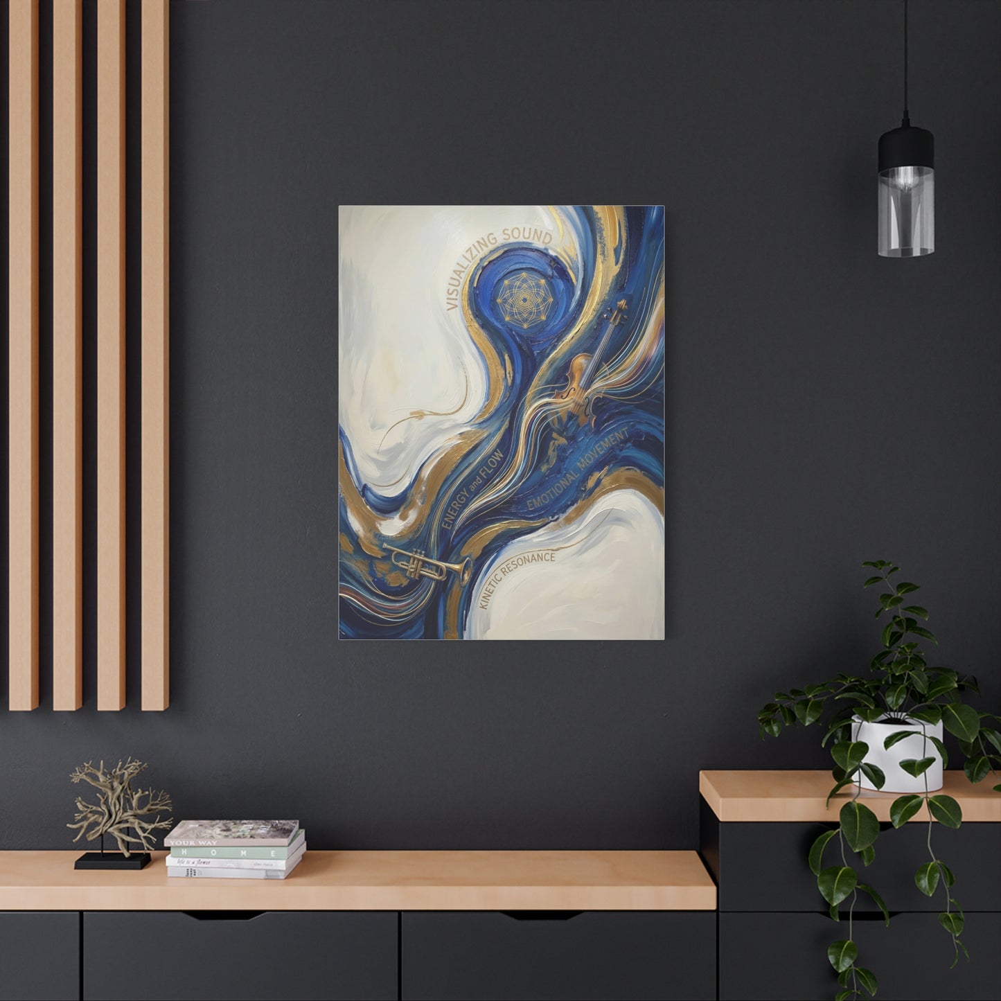 Visualizing Sound Concept Composition Wall Art & Canvas Print