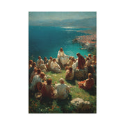 Sermon by the Sea Sacred Teaching Wall Art & Canvas Print