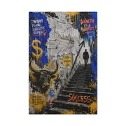 Entrepreneur Street Collage Success Street Wall Art & Canvas Print