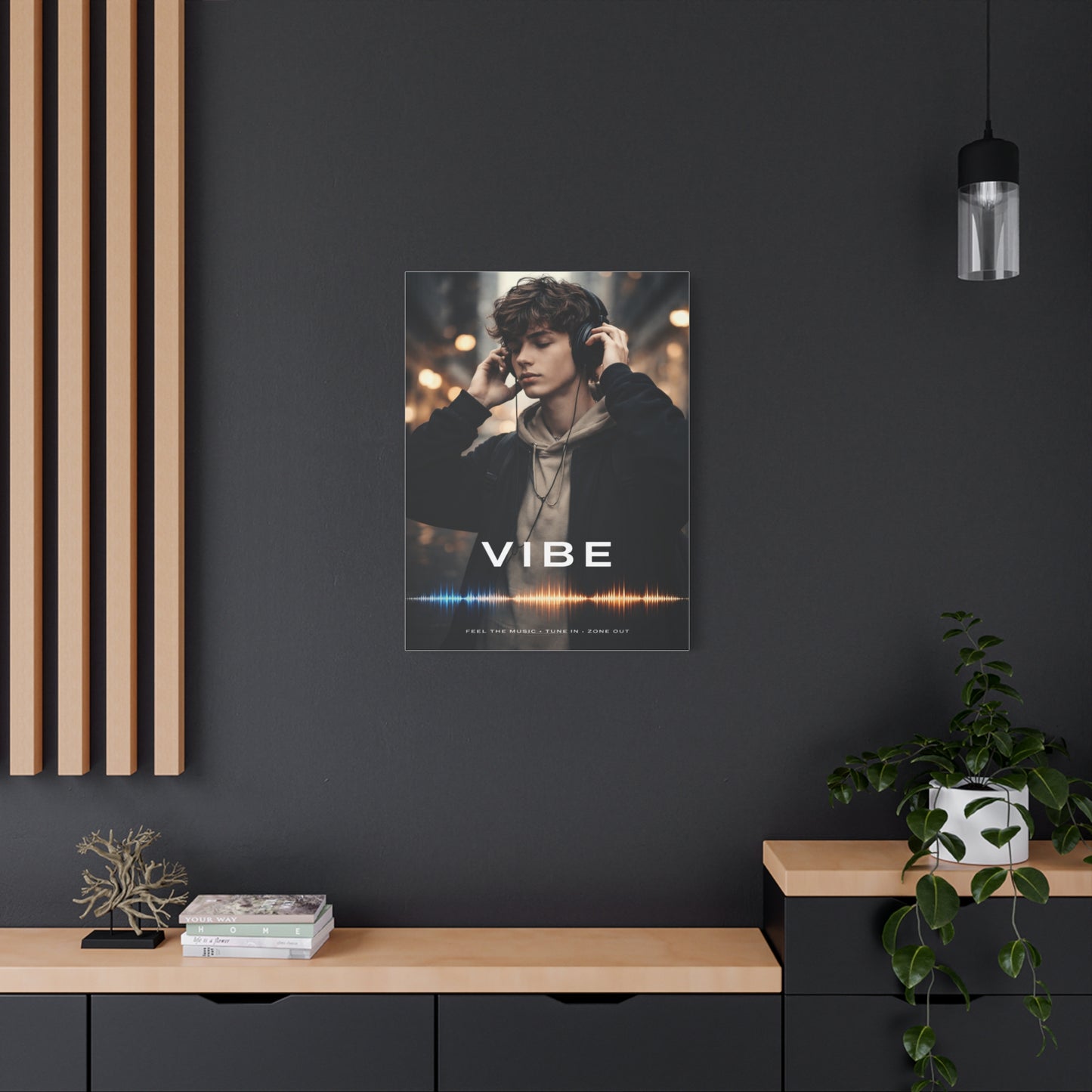 Vibe Music Poster Wall Art & Canvas Print