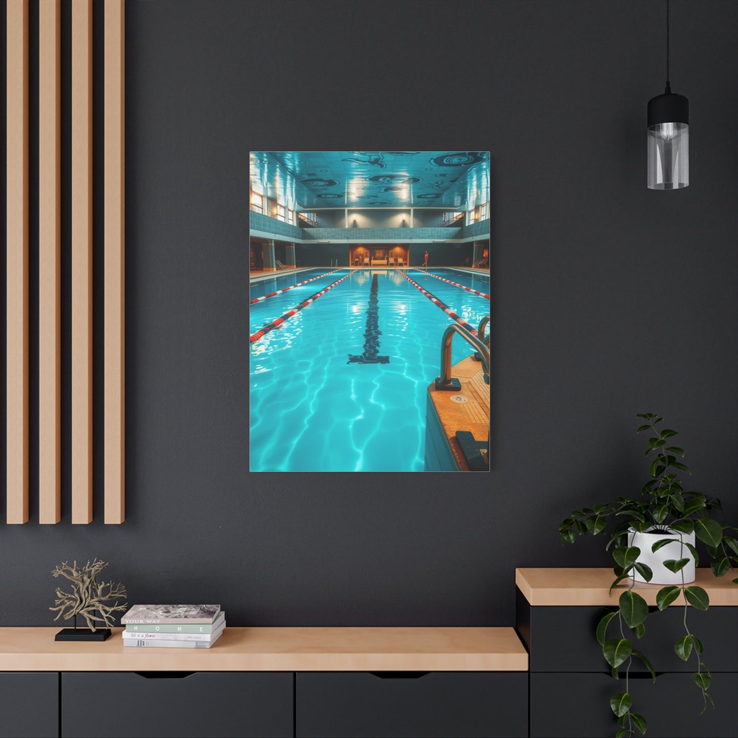 Vision Swimming Pool Art Art Wall Art & Canvas Print
