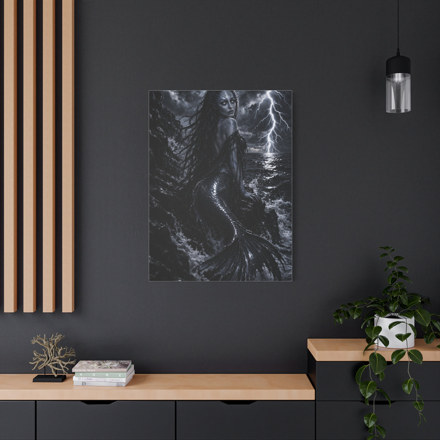 Stormborn Gothic Siren Wall Art & Canvas Print