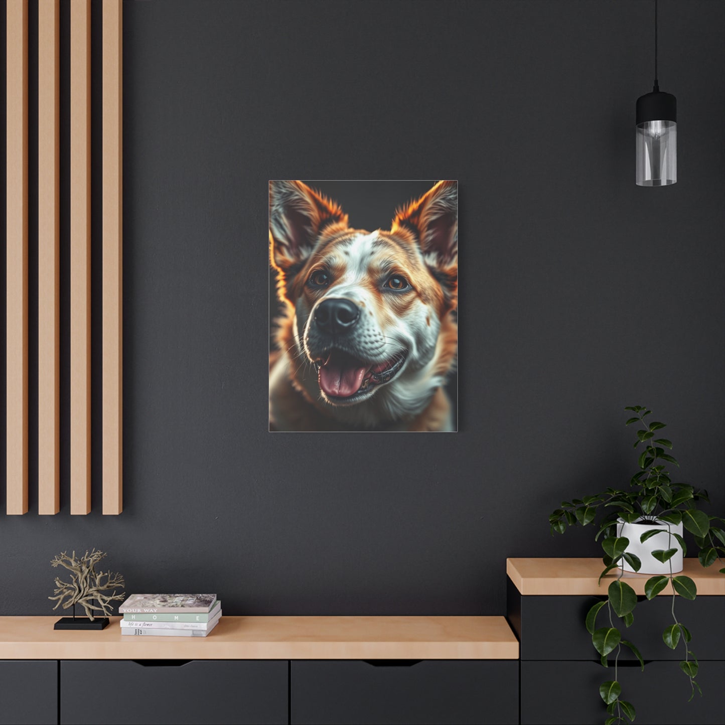 Aristocratic Dog Tableau Wall Art & Canvas Print