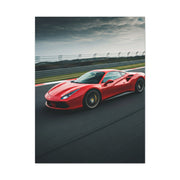 Ferrari 488 GTB Racing Line Precision Wall Art & Canvas Prints