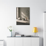 Japandi Tea Kitchen Minimal Still Life Wall Art & Canvas Print
