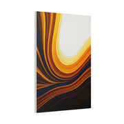 Golden Curve Motion Abstract Wall Art & Canvas Prints