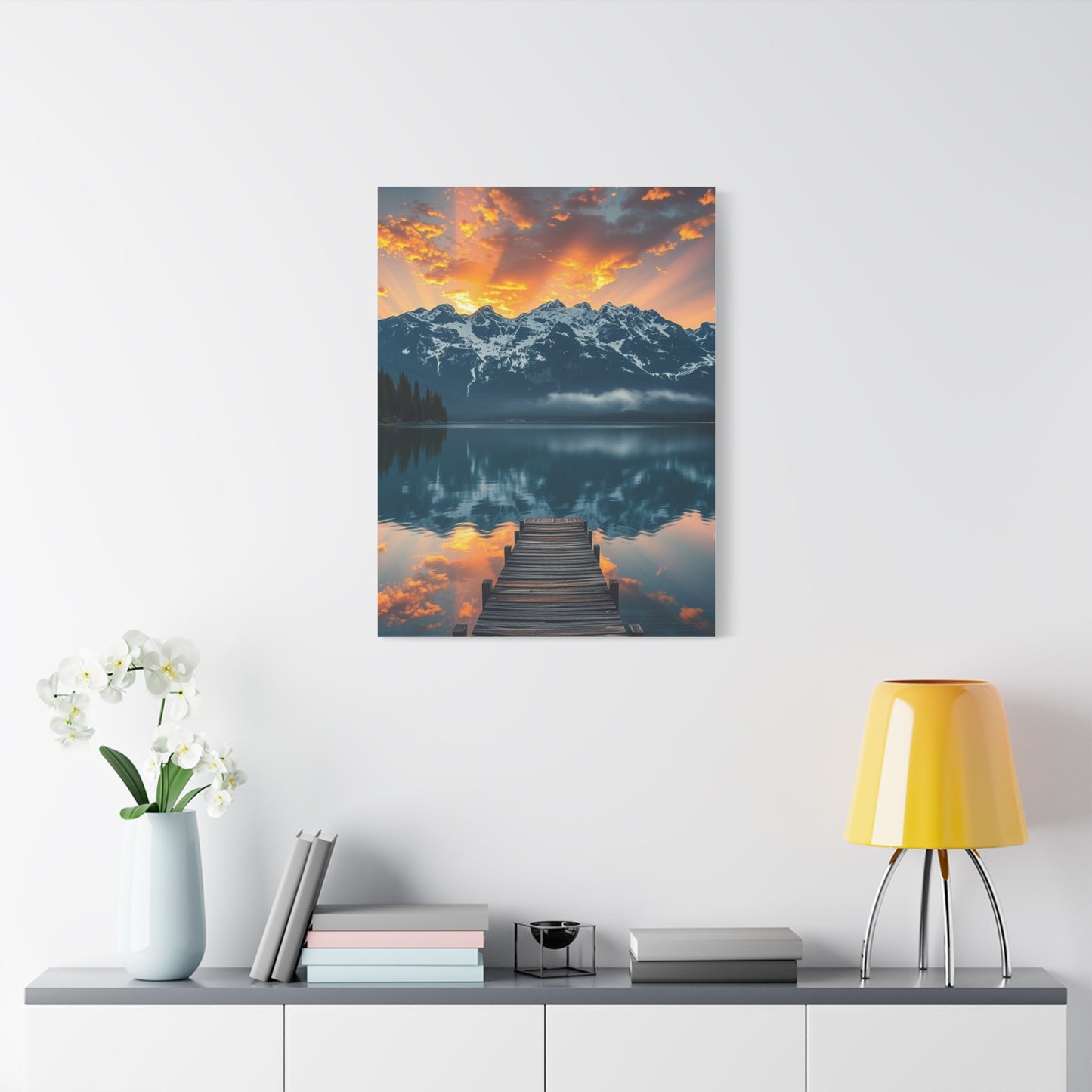 Supreme Lakes Art Beautiful Collection Wall Art & Canvas Print
