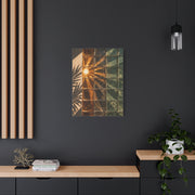 Sunburst Glass Block Reflection Wall Art & Canvas Print